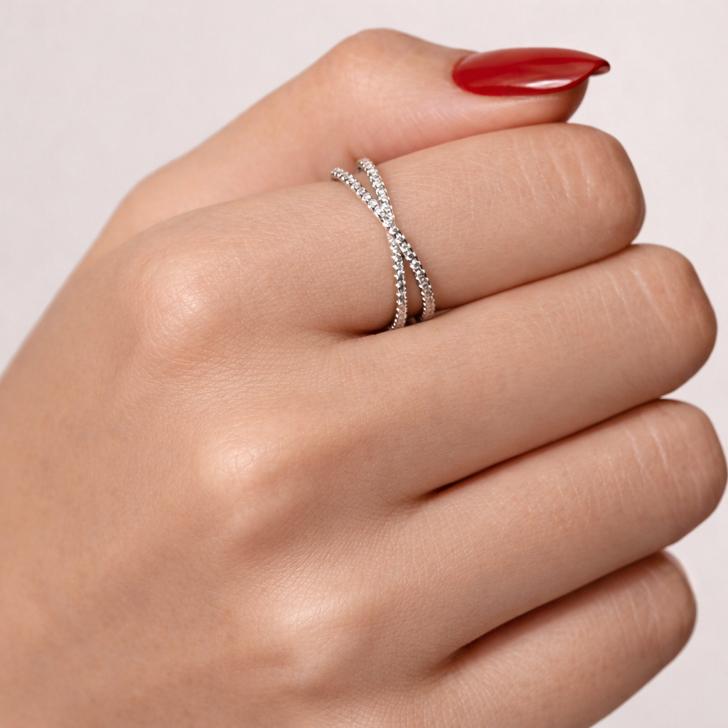Petite X S925 Sterling Silver Ring
