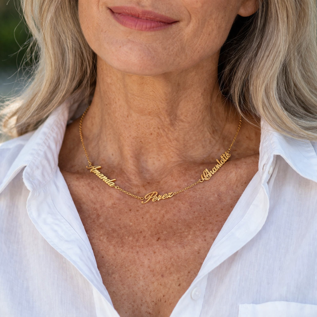 Personalized Multiple Name Necklace (2-5 Names)