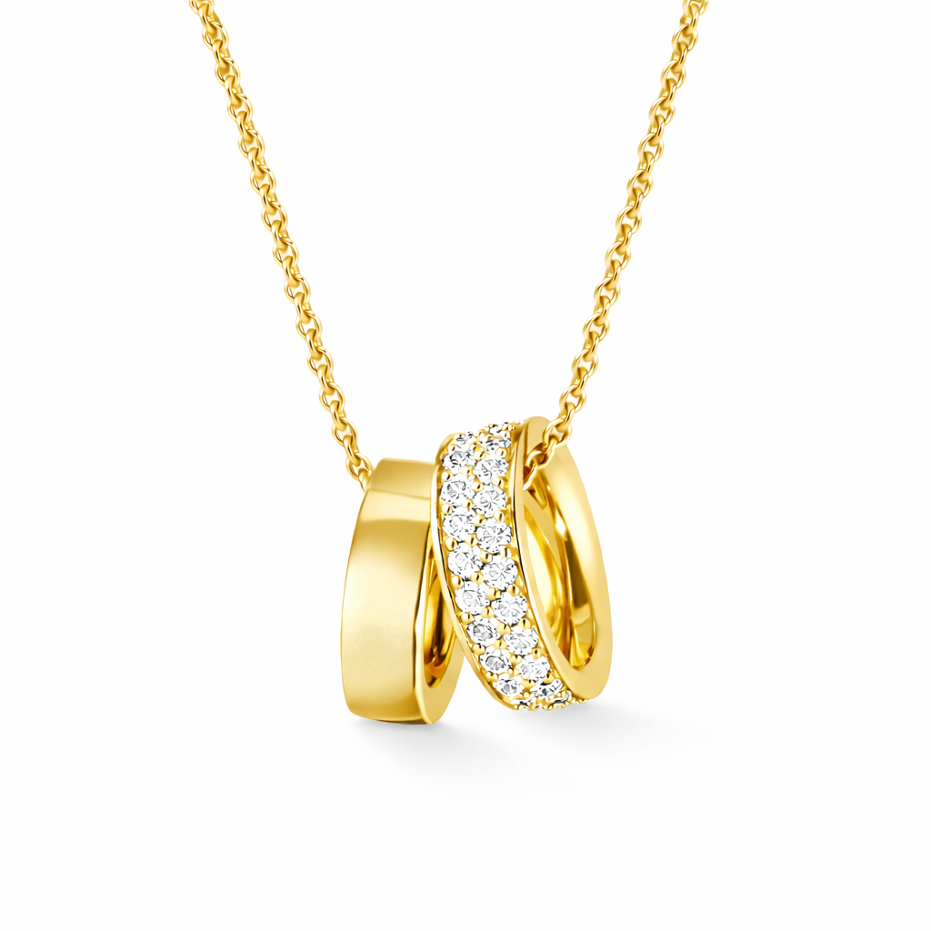 Noéra Pavé Link Necklace in S925 Sterling Silver