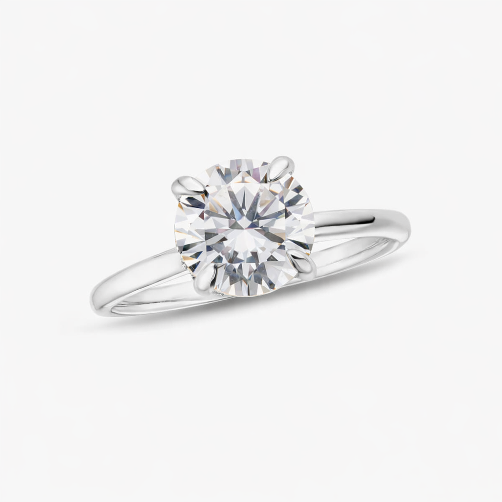 Solitaire  925 Sterling Silver Ring