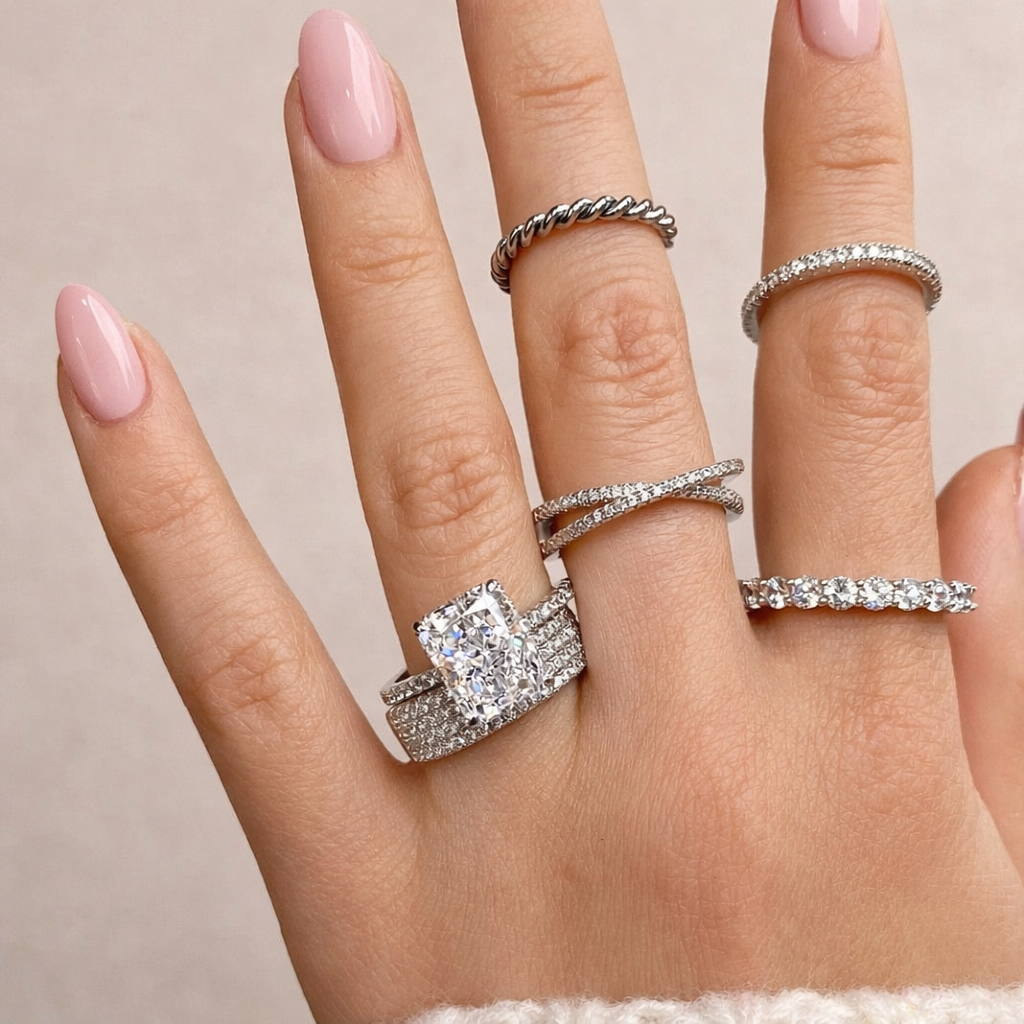 Petite X S925 Sterling Silver Ring