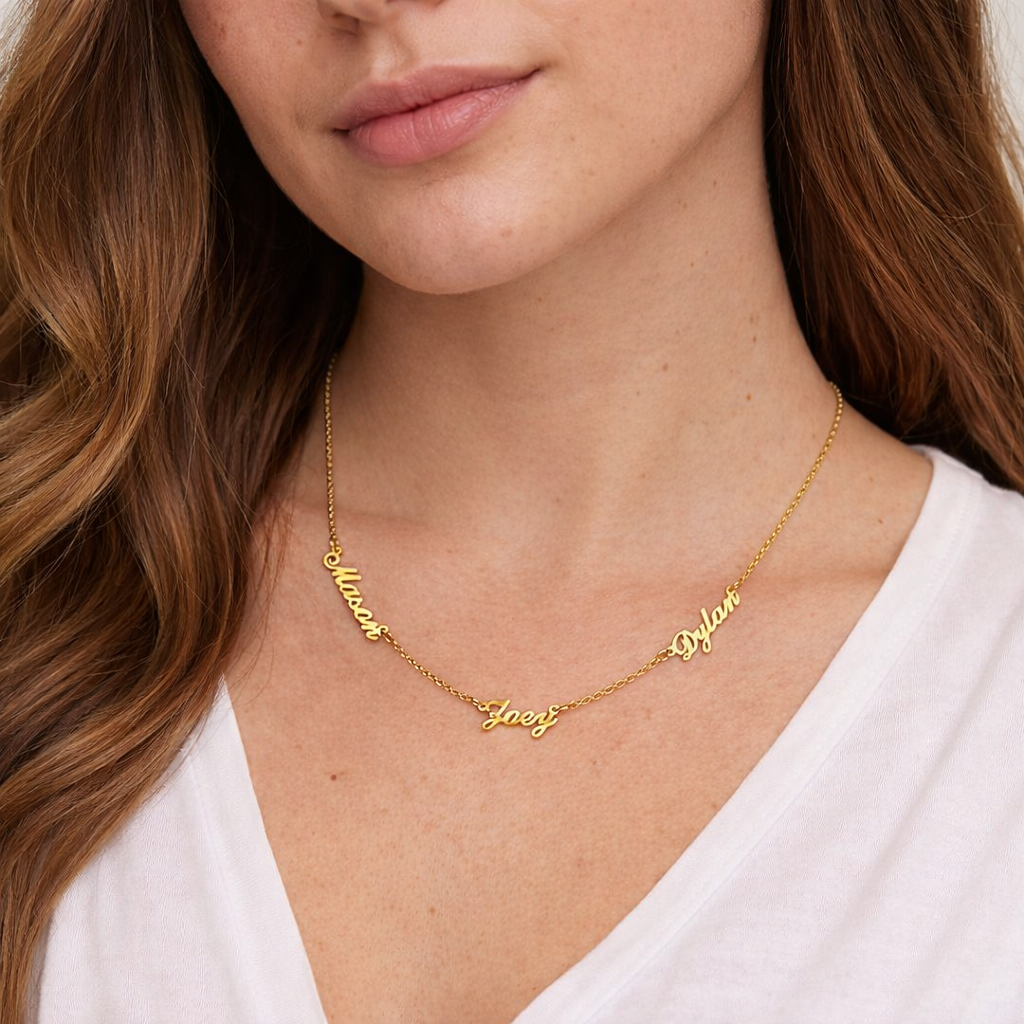 Personalized Multiple Name Necklace (2-5 Names)