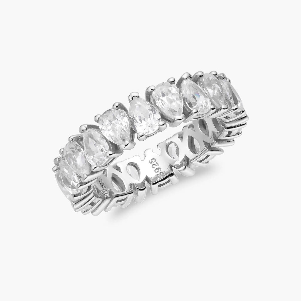 Serena Eternity Band in S925 Sterling Silver