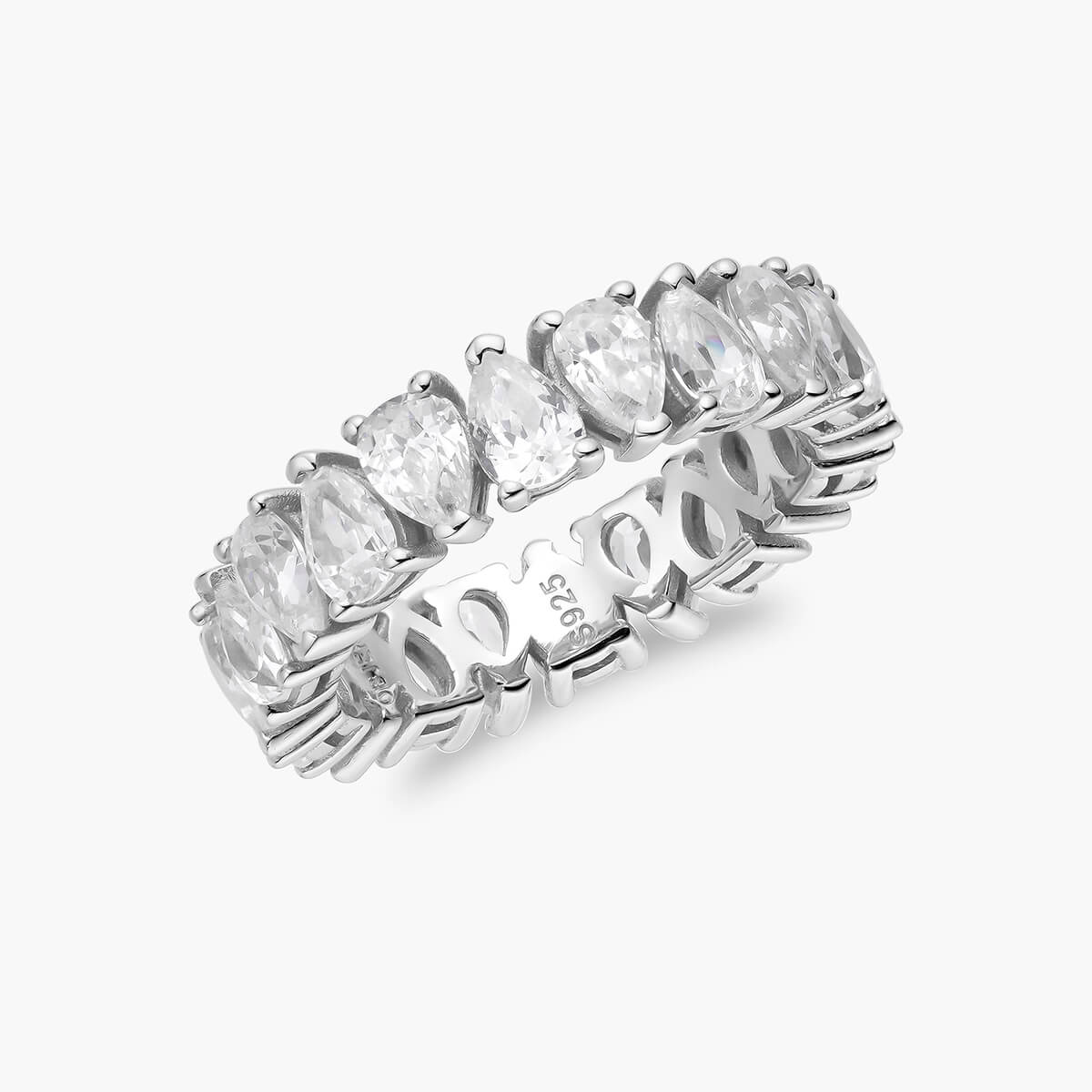 Serena Eternity Band in S925 Sterling Silver