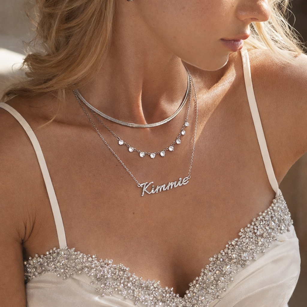 Personalized Name Necklace – 925 Sterling Silver