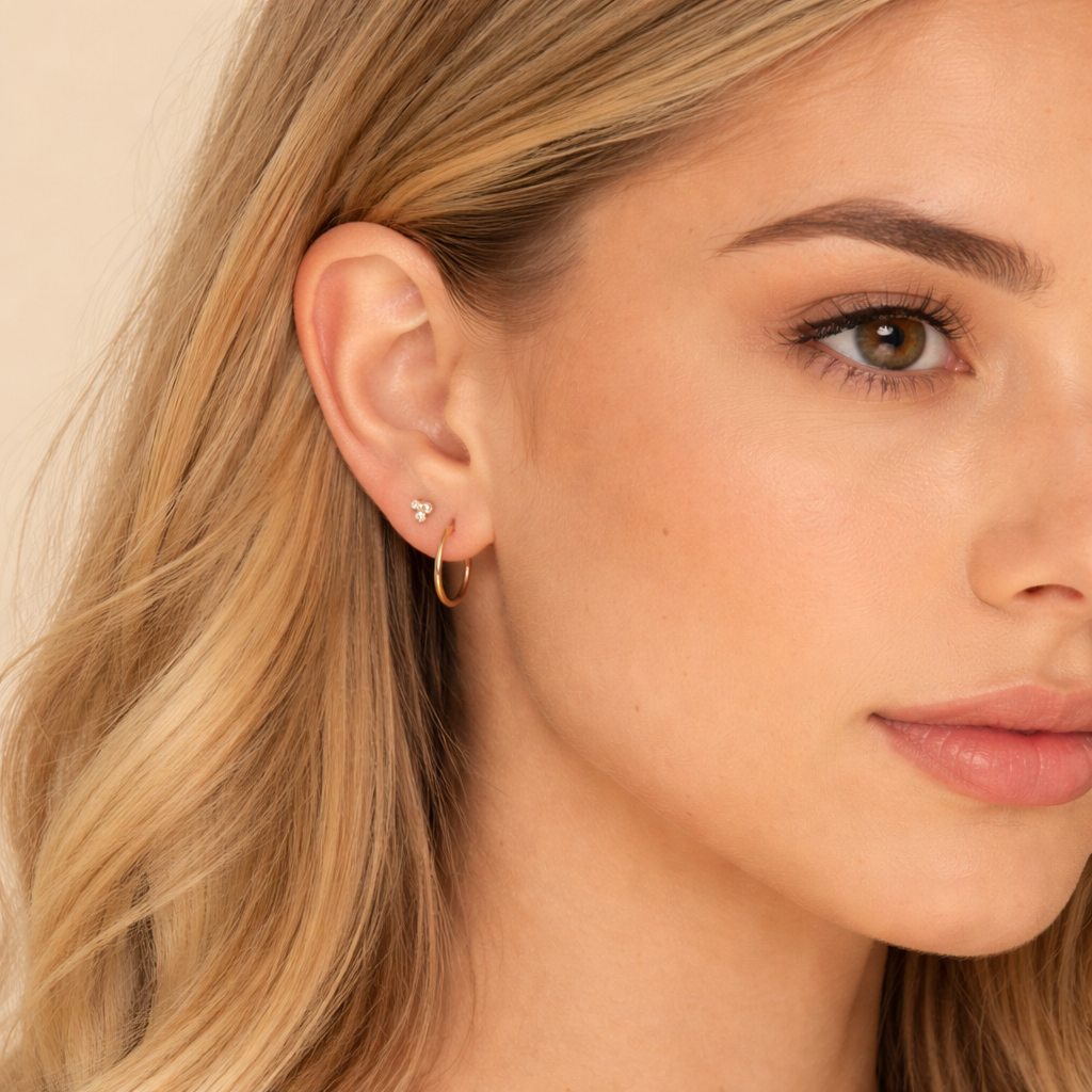 Basic Small S925 Sterling Silver Hoops