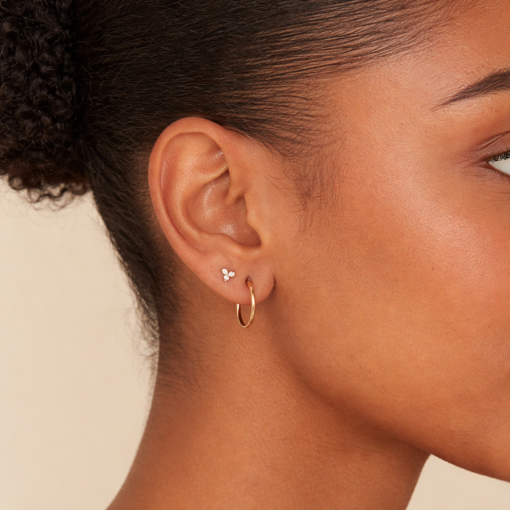 Basic Small S925 Sterling Silver Hoops