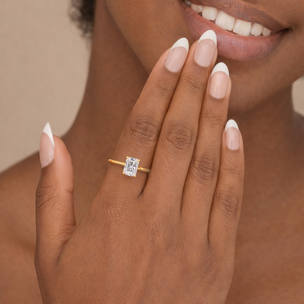 The Luna Sparkling Engagement Ring