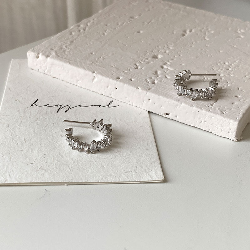 Lumen S925 Sterling Silver Hoop Earrings