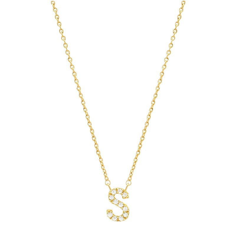 925 Sterling Silver Letter Necklace