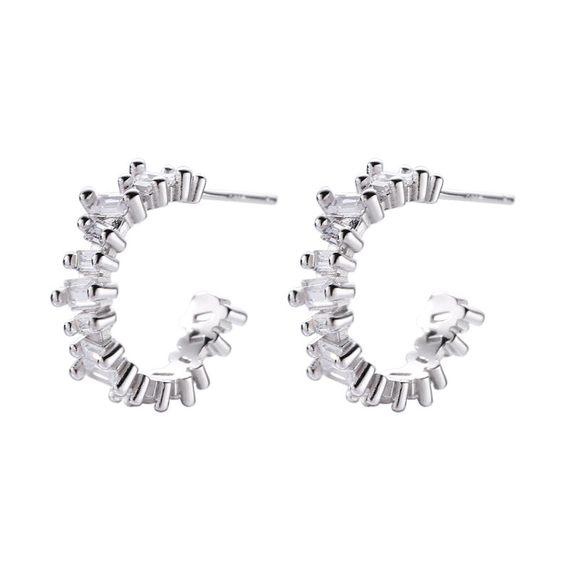 Lumen S925 Sterling Silver Hoop Earrings