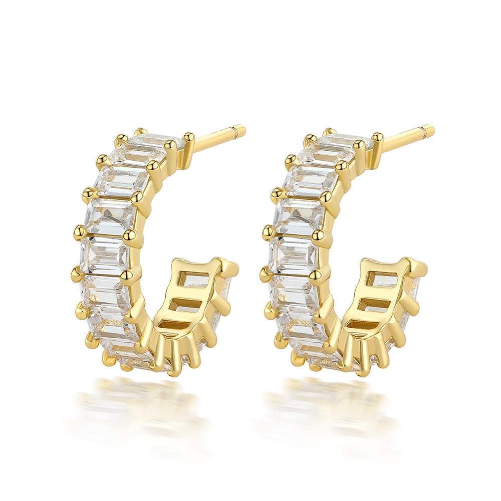 Lumen S925 Sterling Silver Hoop Earrings