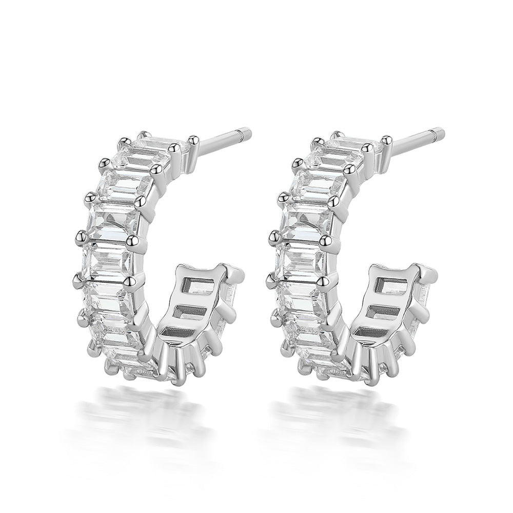 Lumen S925 Sterling Silver Hoop Earrings