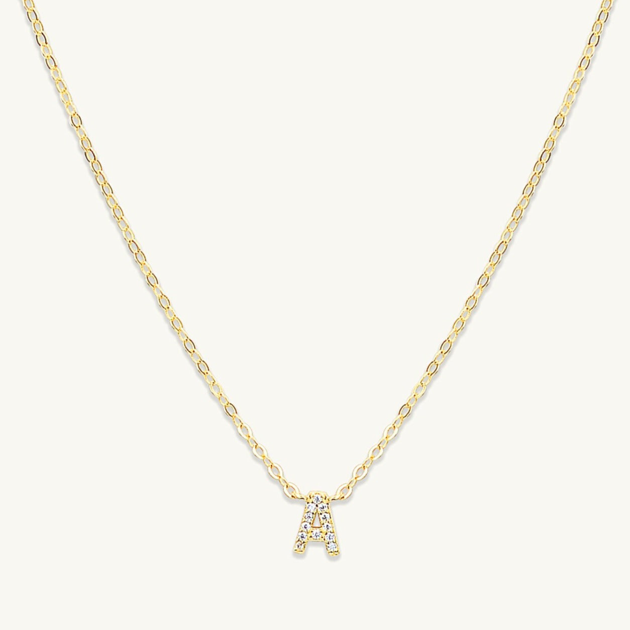 The Original Initial Sapphire Letter Necklace