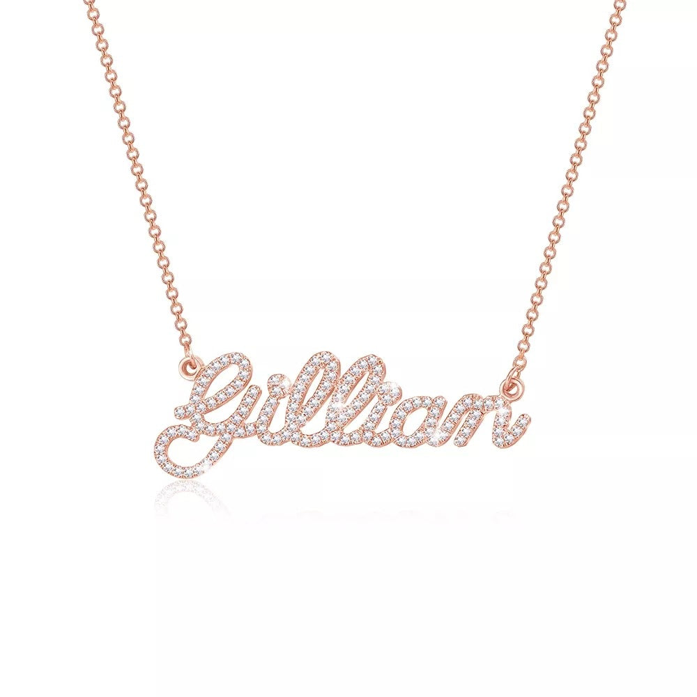 Personalized Name Necklace – 925 Sterling Silver