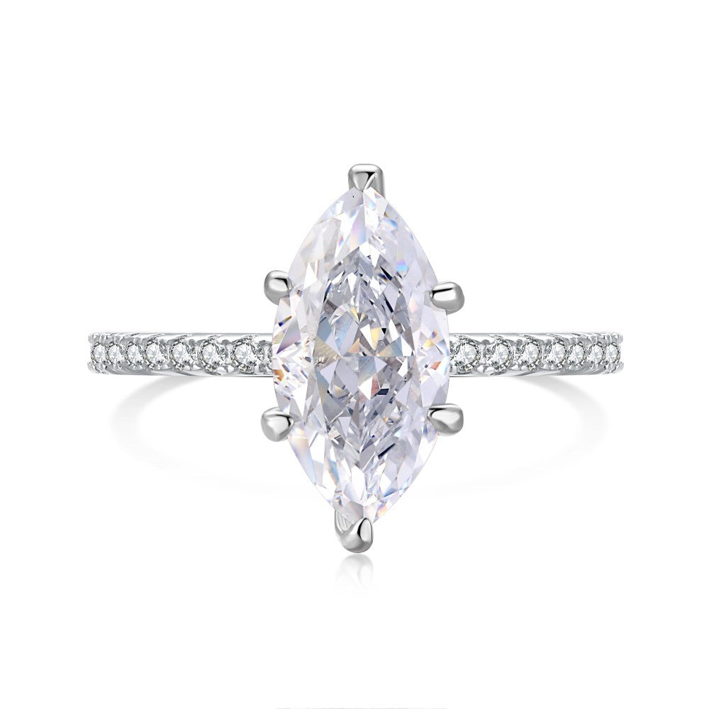 Luvea Aurora Marquise Solitaire Ring