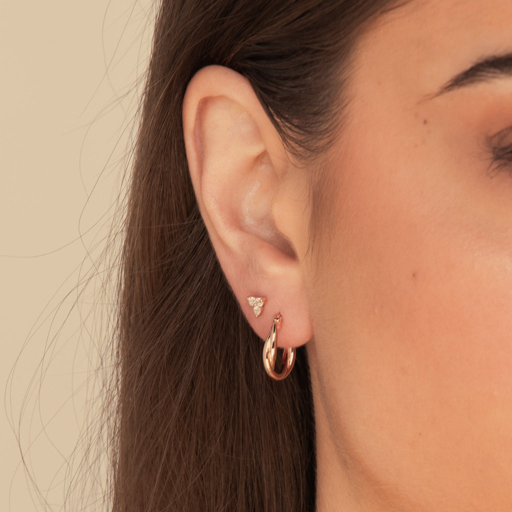 Classic Twist Hoop Earrings