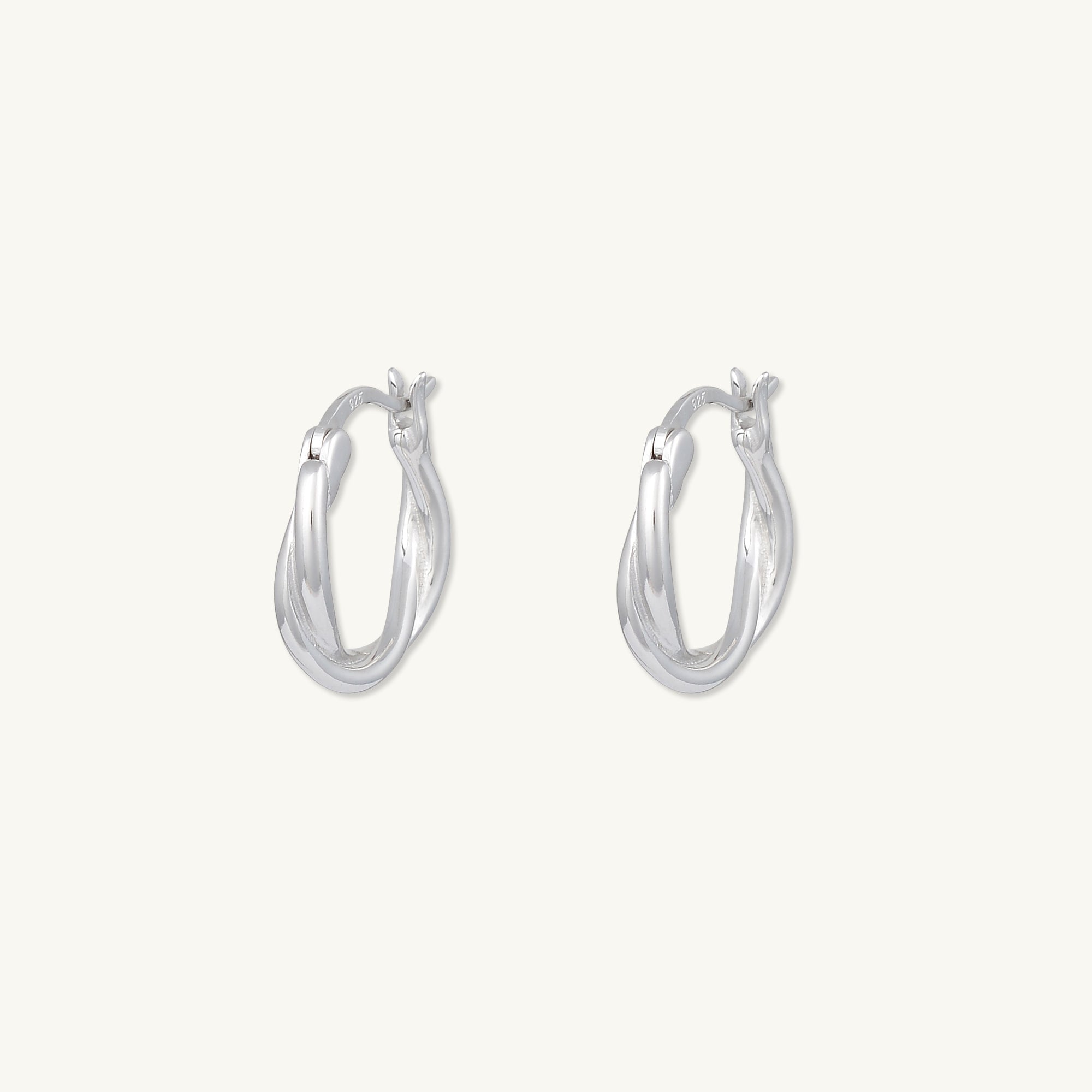 Classic Twist Hoop Earrings