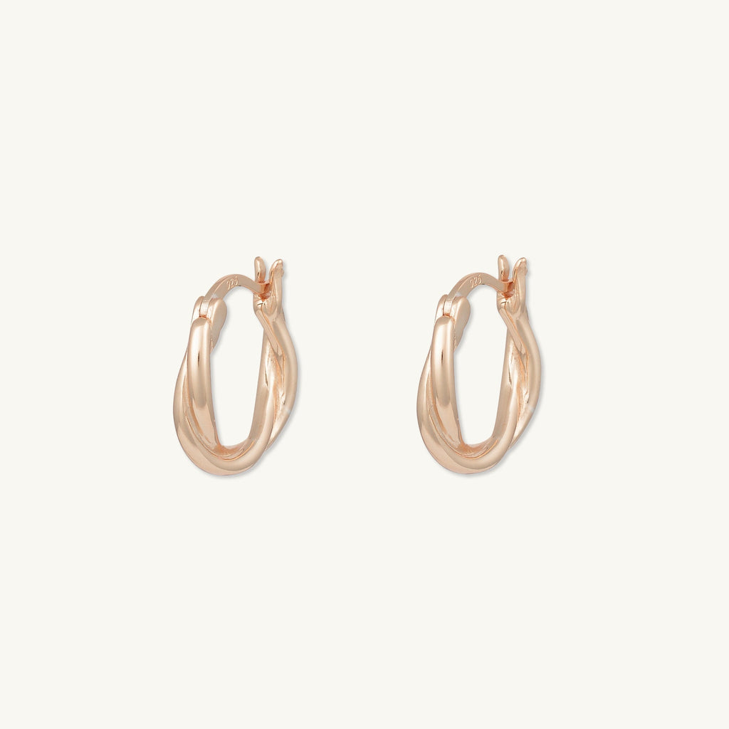 Classic Twist Hoop Earrings