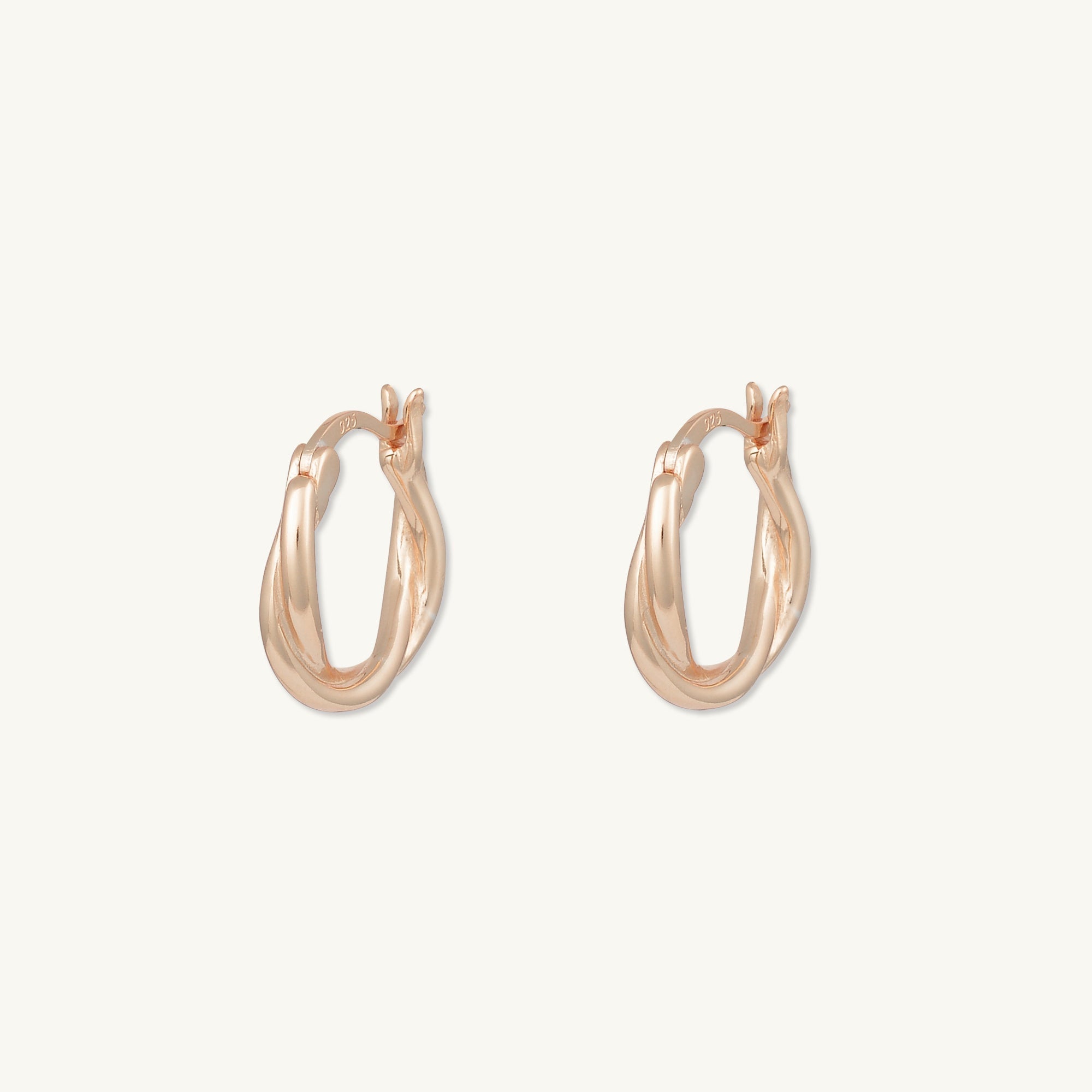 Classic Twist Hoop Earrings