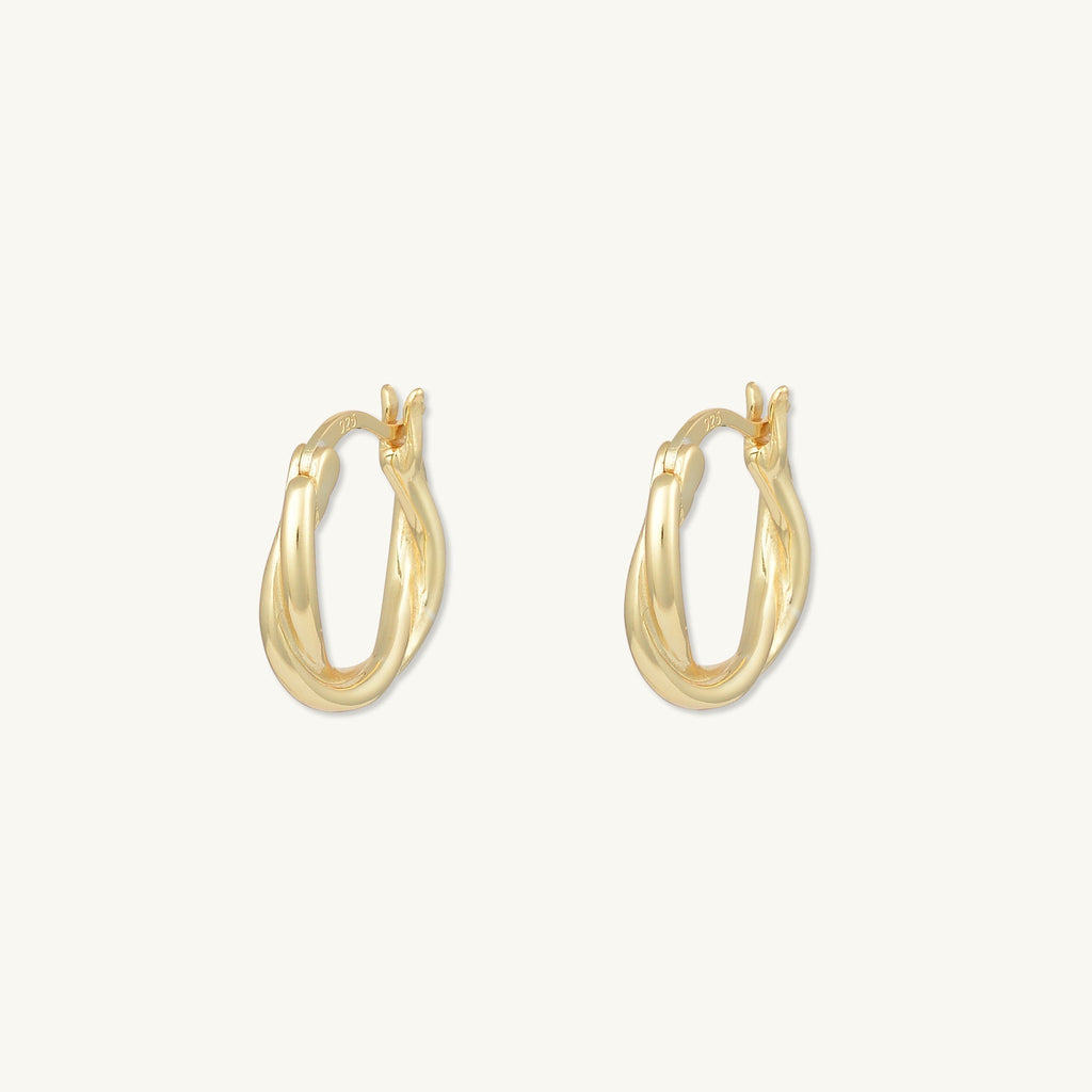 Classic Twist Hoop Earrings