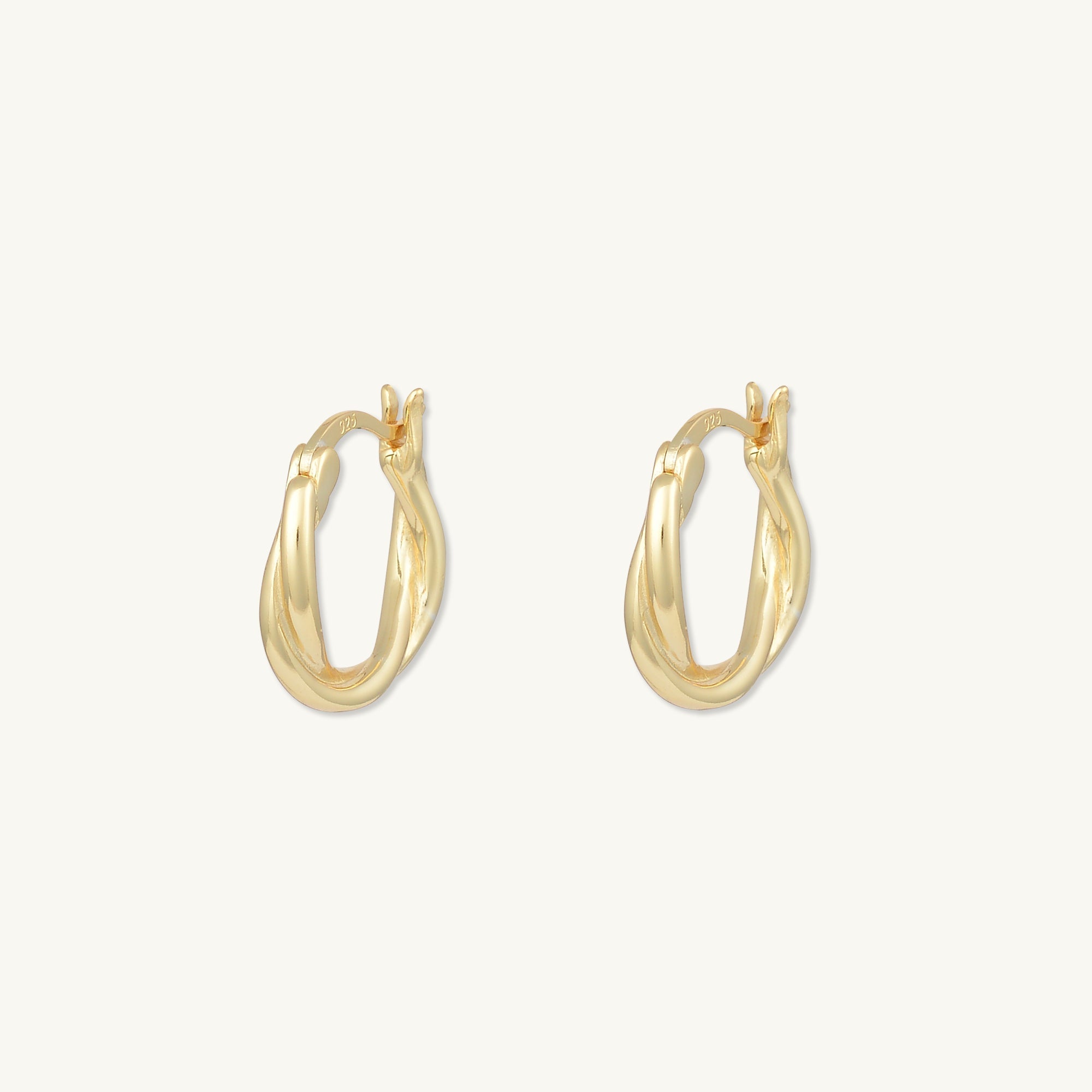 Classic Twist Hoop Earrings