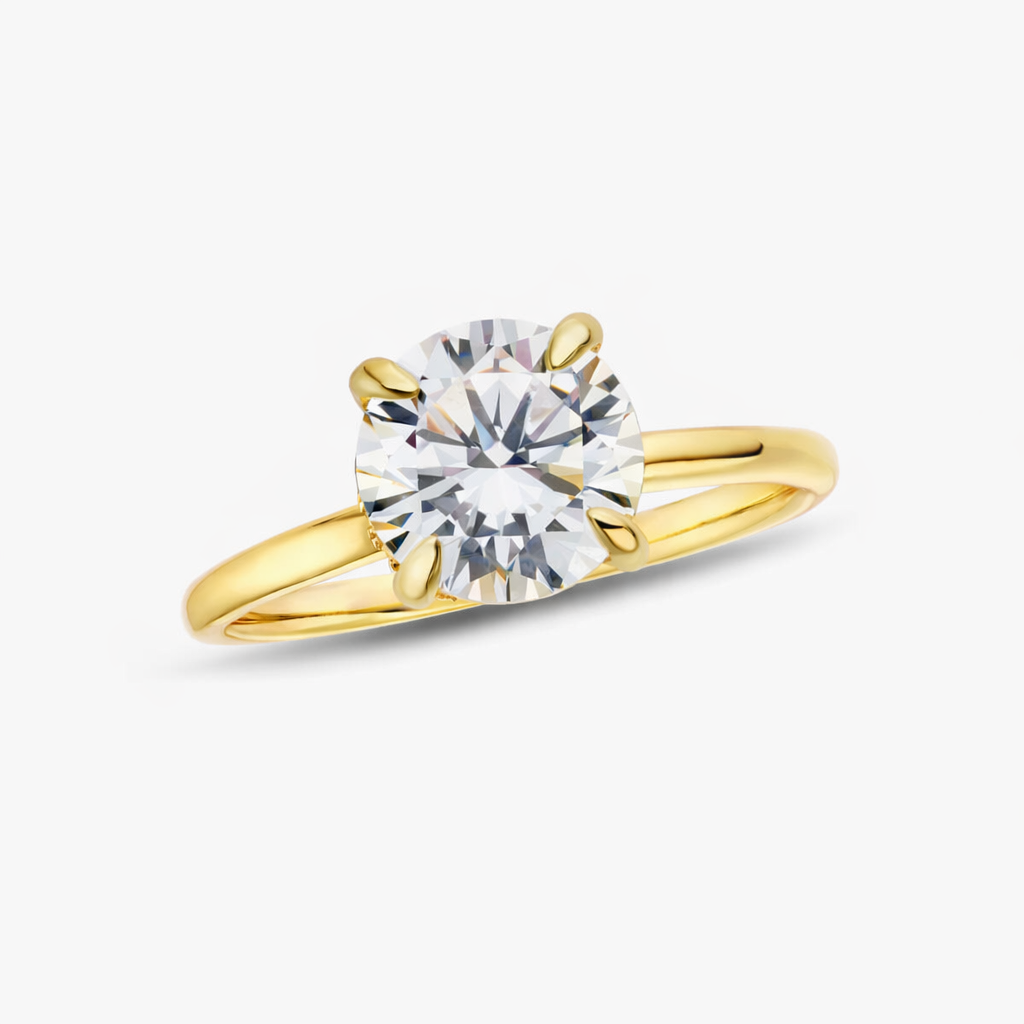 Solitaire  925 Sterling Silver Ring