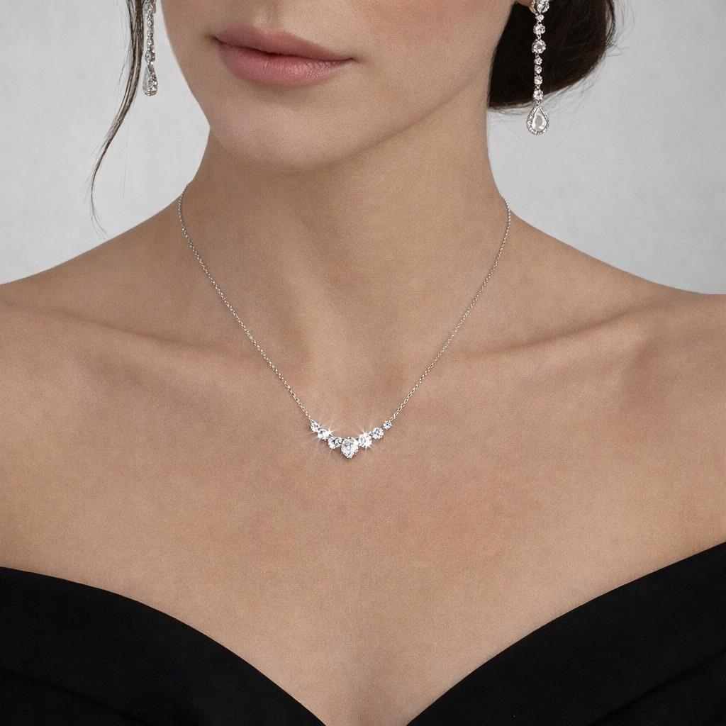 Célina Necklace in S925 Sterling Silver