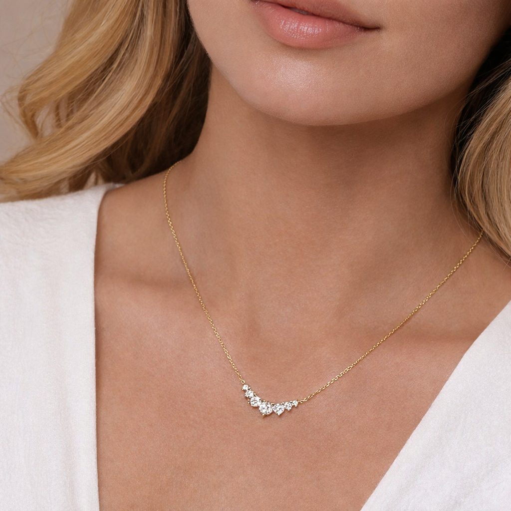 Célina Necklace in S925 Sterling Silver