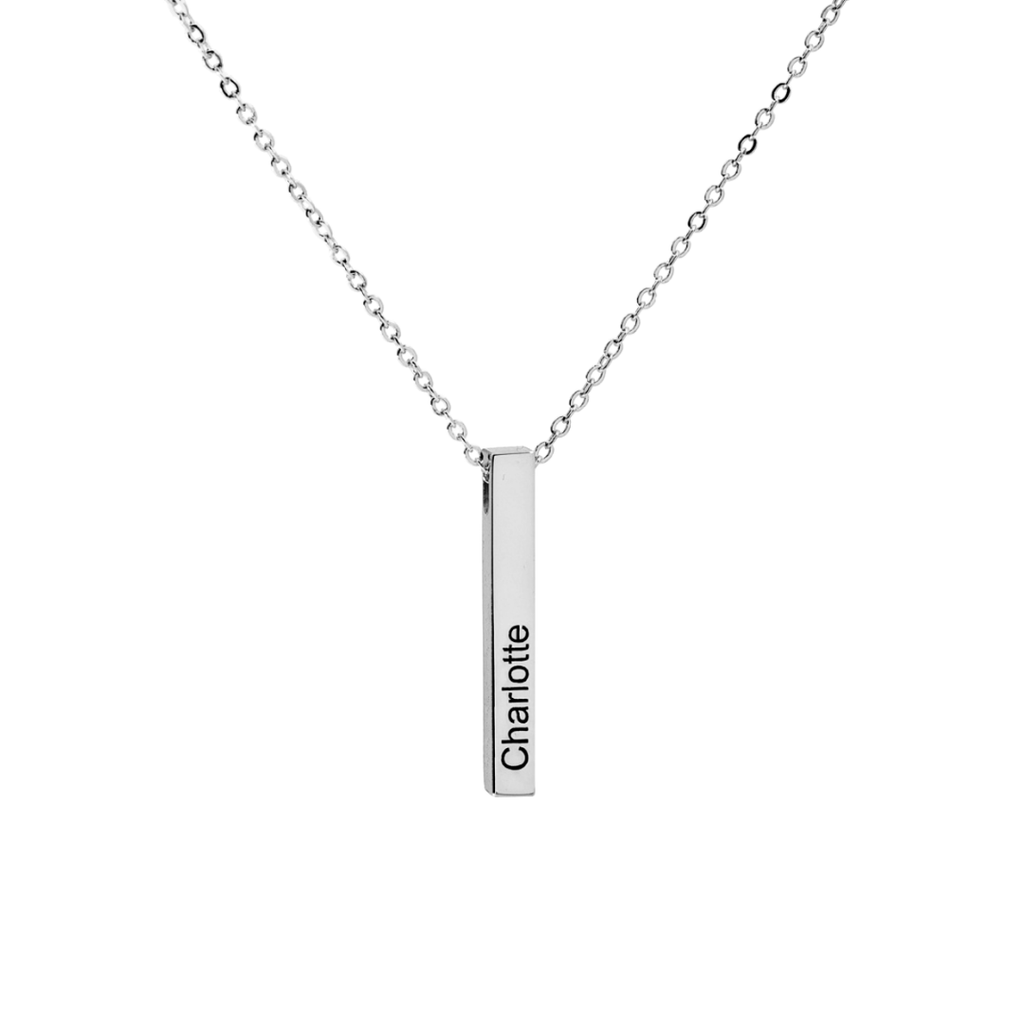 Pillar Bar Name Necklace