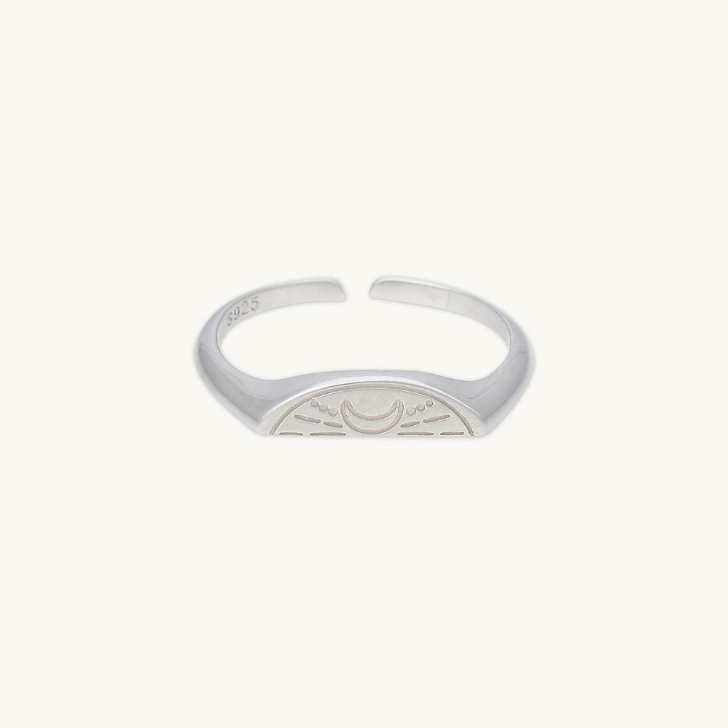 Sun & Moon Friendship Couple Twin Set Rings