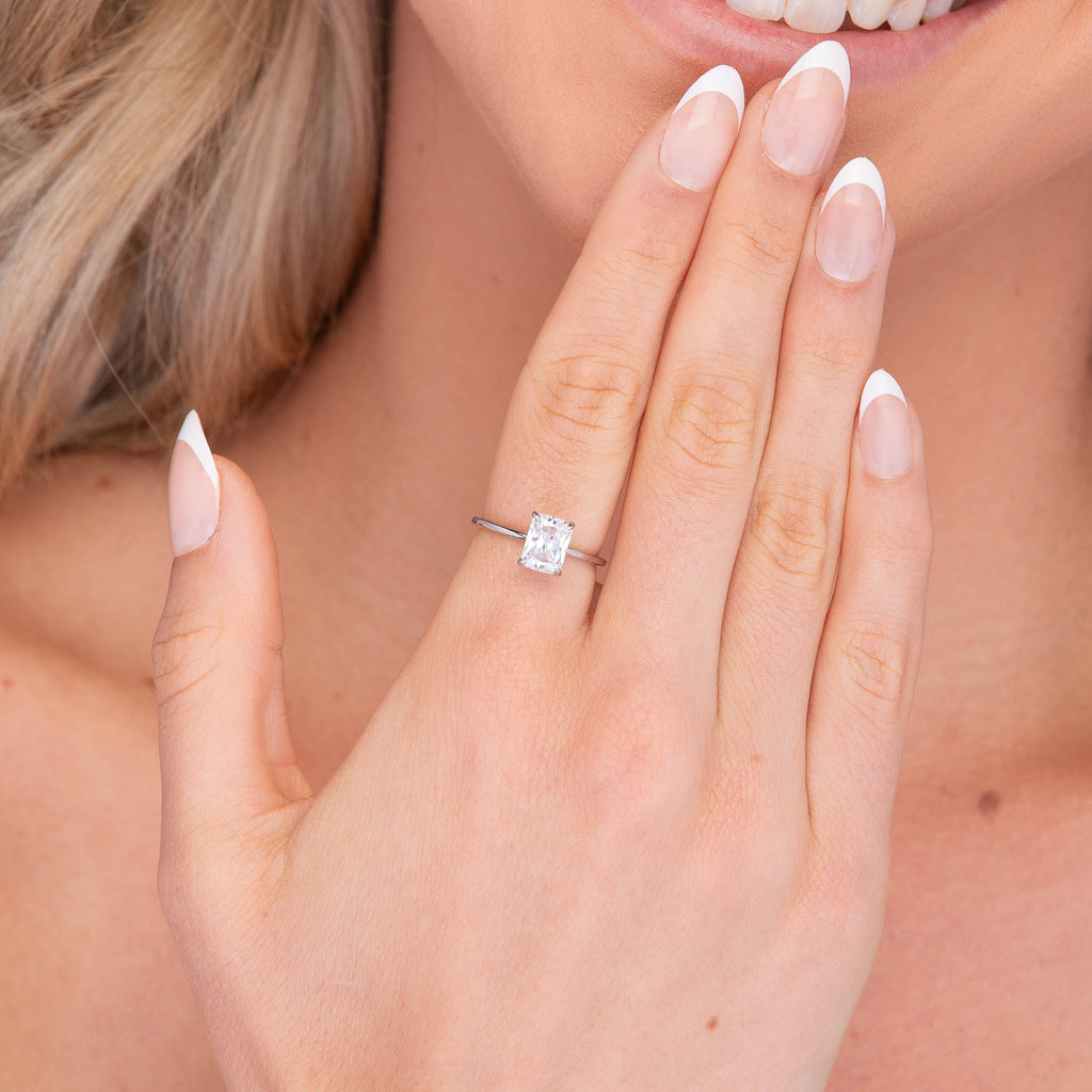 The Luna Sparkling Engagement Ring