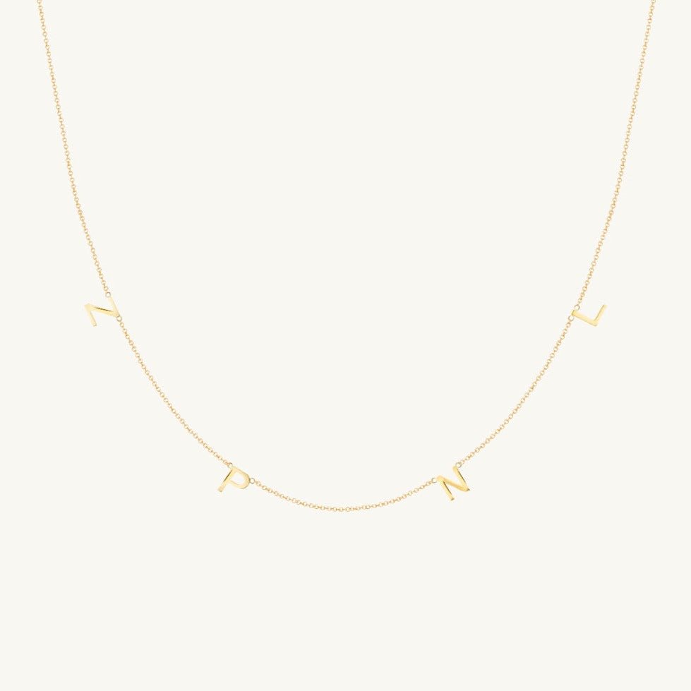The Original Initial Letter Necklace