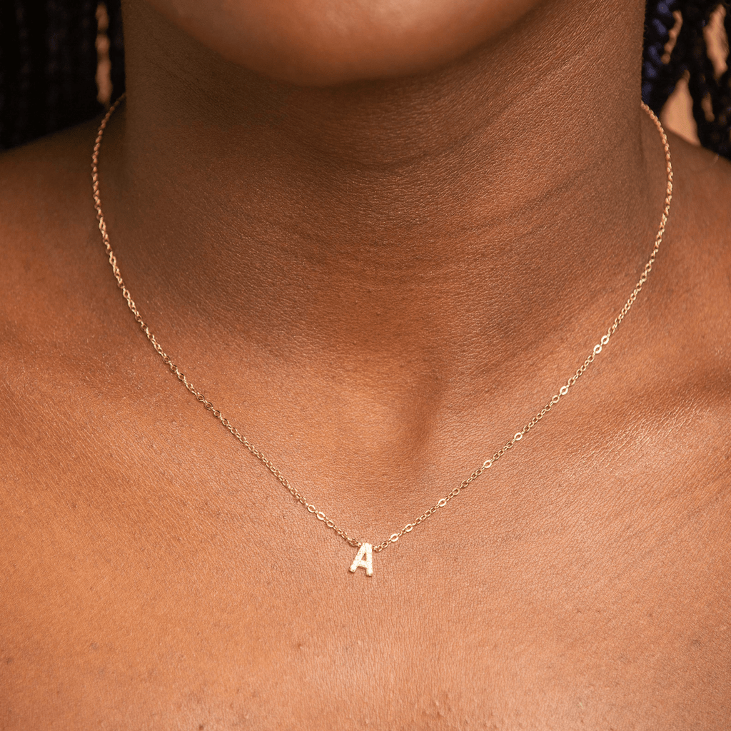 The Original Initial Sapphire Letter Necklace