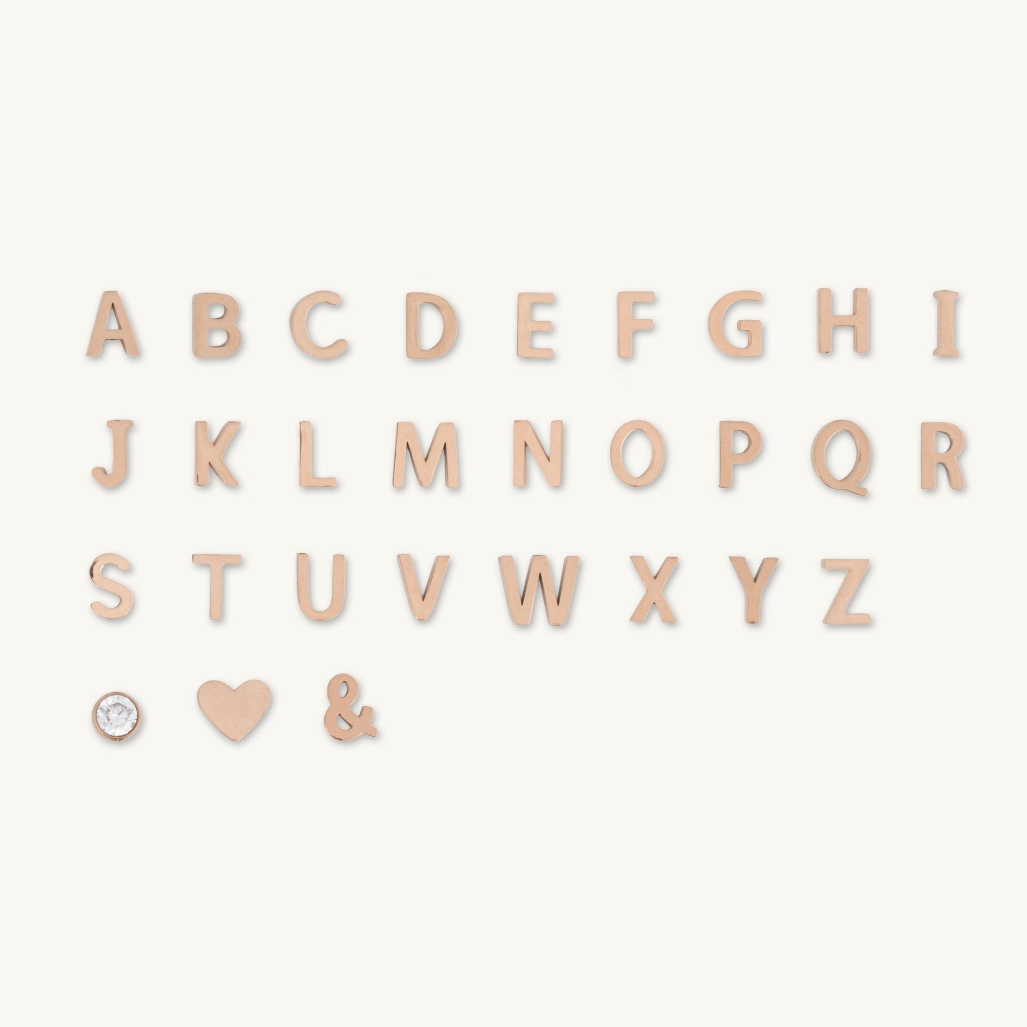 The Original Single Initial Letter Bracelet