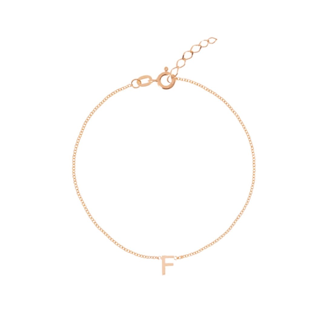 The Original Single Initial Letter Bracelet