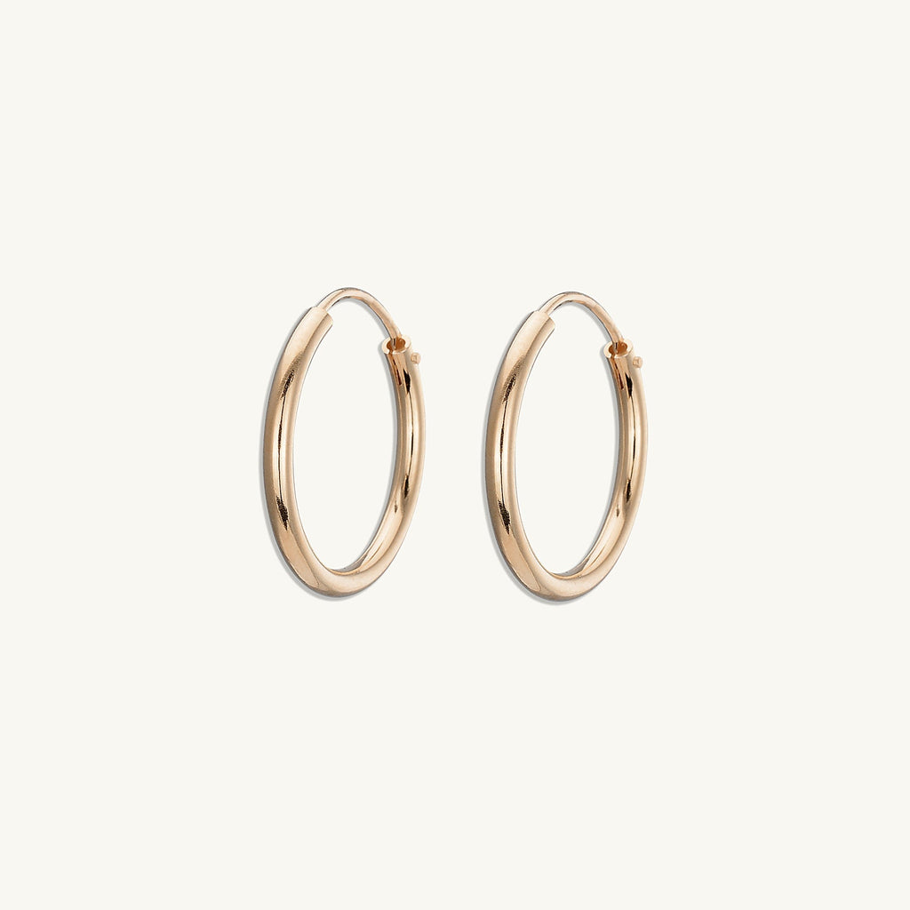 Thin Basic Small Hoops