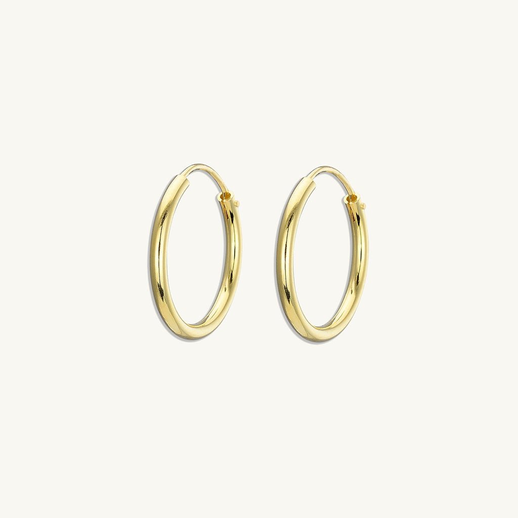 Thin Basic Small Hoops