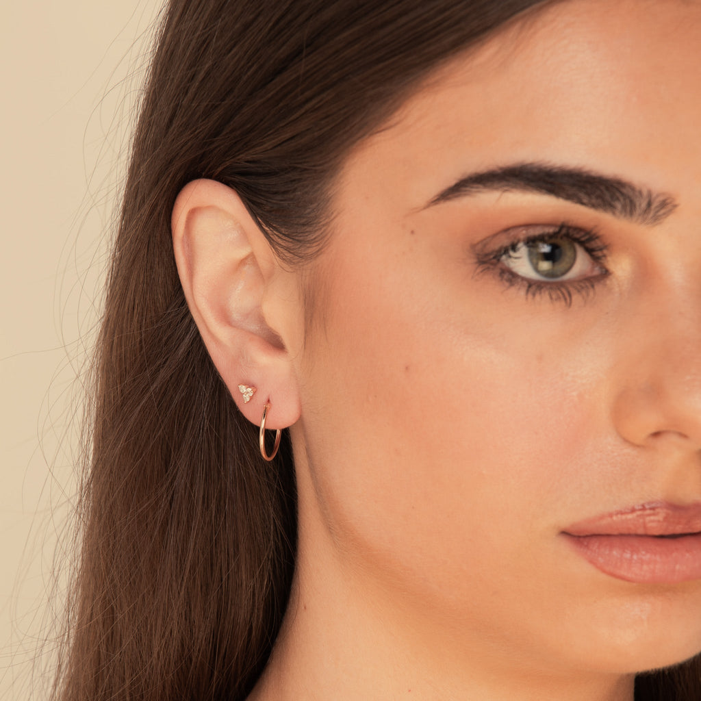 Thin Basic Small Hoops