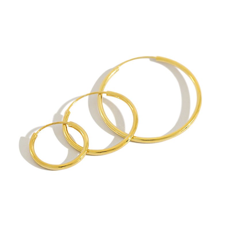 Thin Basic Small Hoops